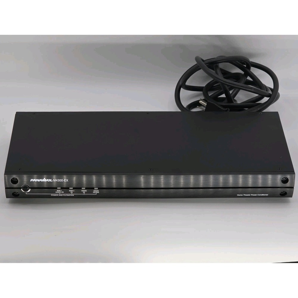 Panamax M4300-EX 8 Outlet Home Theatre Power Conditioner Surge Protector 120VAC